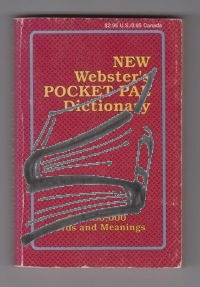 new websters pocket pal dictionary