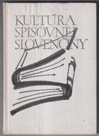 kultura spisovnej slovenciny