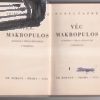 vec makropulos – antikvariat stary svet