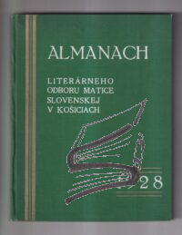almanach literarneho odboru matice slovenskej v kosiciach 1928
