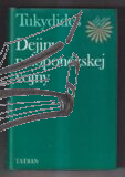 dejiny peloponezskej vojny – tukydides – antikvariat stary svet